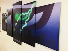 Load image into Gallery viewer, 5PC Stretched Canvas Art Print “SEAHAWKS-SEATTLE"