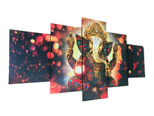 Load image into Gallery viewer, New Multi Panel Ganesha Canvas Print for Home Decor