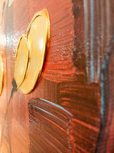 Load image into Gallery viewer, Hand Painted Thick Textured Canvas Art “The Golden Bulbs”