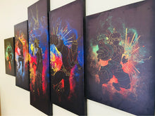 Load image into Gallery viewer, New My Hero Academia 5pc Printed Canvas For Room Decor