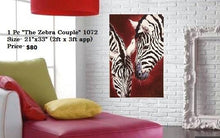 Load image into Gallery viewer, Brand New Canvas print ”The Zebra Couple”