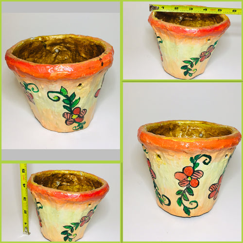 Eco Friendly Pots / Planters Hand Crafted for Hanging or Room Decoration (4.5