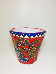 Eco Friendly Pots / Planters Hand Crafted for Hanging or Room Decoration (4.5" Size)