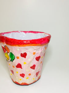 Eco Friendly Pots / Planters Hand Crafted for Hanging or Kids Room Decoration (4.5" Size)