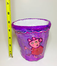 Load image into Gallery viewer, Eco Friendly Pots / Planters Hand Crafted for Hanging or Kids Room Decoration (4.5&quot; Size) Hand Crafted