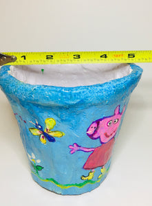 Eco Friendly Pots / Planters Hand Crafted for Hanging or Kids Room Decoration (4.5" Size)