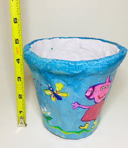 Eco Friendly Pots / Planters Hand Crafted for Hanging or Kids Room Decoration (4.5" Size)