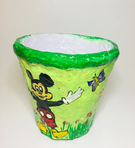 Eco Friendly Pots / Planters Hand Crafted for Hanging or Kids Room Decoration (4.5" Size)