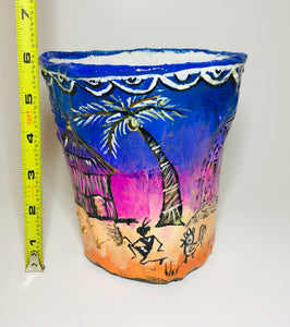 Eco Friendly Planters / Pots for Hanging or Home Decoration (6" Size) Hand Crafted