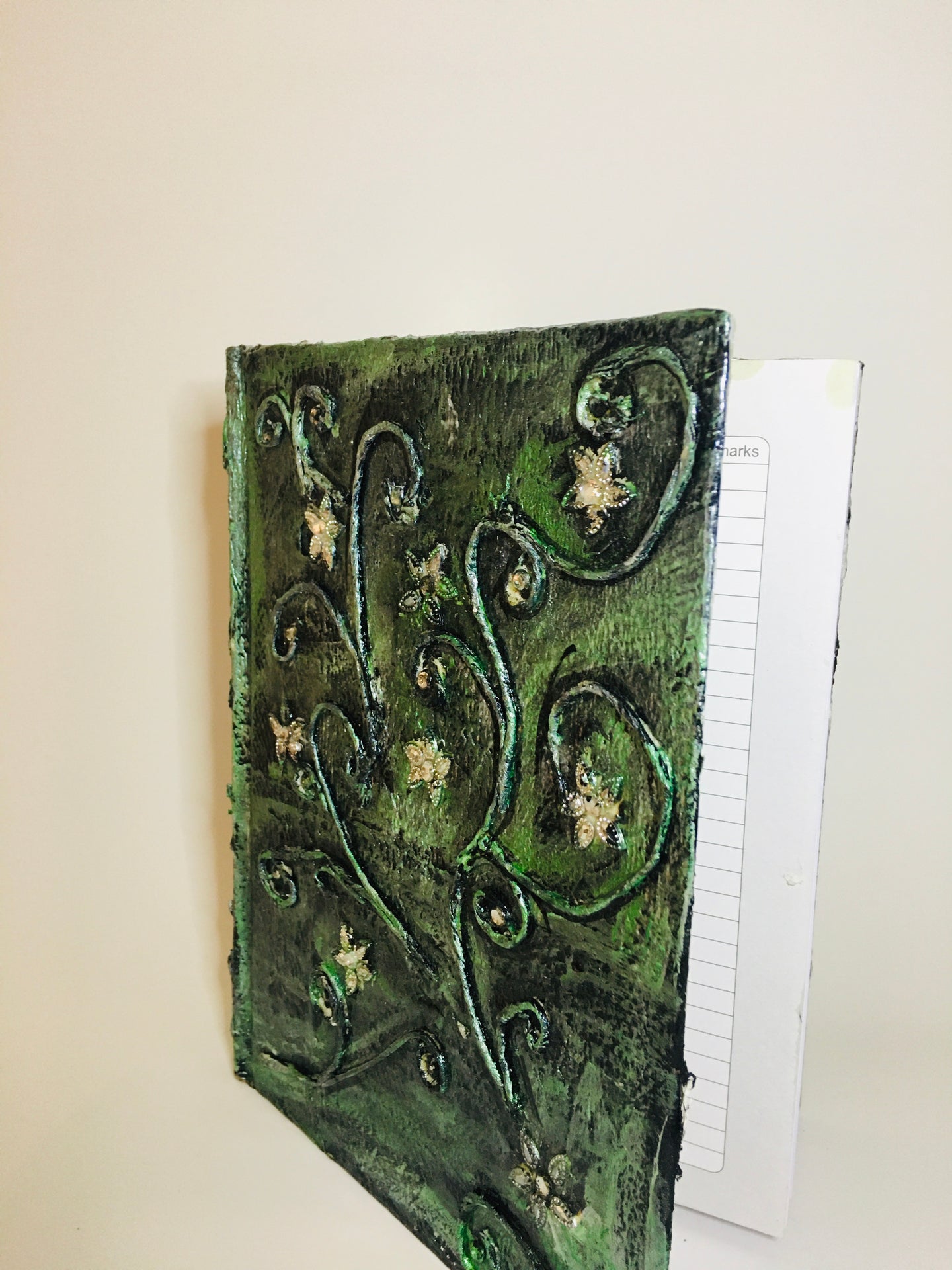 Journal / Personal Diary Hard Cover Hand Crafted with Waste Material