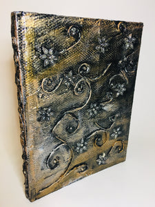 Hand Crafted Journal / Personal Diary Hard Cover made with Waste Material