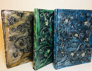 Hand Crafted Journal / Personal Diary Hard Cover made with Waste Material