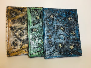 Hand Crafted Journal / Personal Diary Hard Cover made with Waste Material