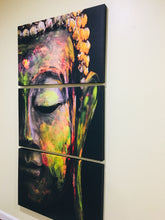 Load image into Gallery viewer, 3pc Amazing Buddha Print on Canvas Wall Decor