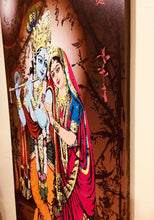 Load image into Gallery viewer, BRAND NEW STRETCHED PRINTED CANVAS PAINTING OF ‘RADHA-KRISHNA&#39;