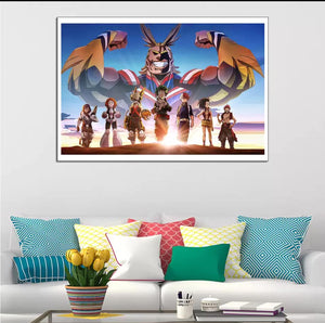 Brand New Wrapped Printed Canvas of ‘My Hero Academia’ For Room Decor