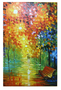 Brand New Hand Painted, Textured Canvas Art Painting "Colors of Love"