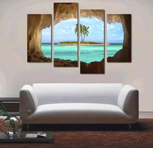 Load image into Gallery viewer, New Cave Island Printed Canvas for Office/ Room Decor