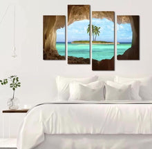 Load image into Gallery viewer, New Cave Island Printed Canvas for Office/ Room Decor