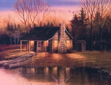 Load image into Gallery viewer, ‘Deer near Lakeside’ Beautiful Print on Canvas for home decor