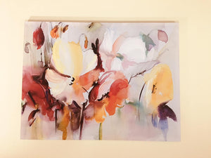 Beautiful Flowers Print on Canvas Wall Decor Painting