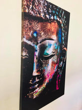 Load image into Gallery viewer, METALLIC LOOK BUDDHA PRINTED CANVAS PAINTING READY TO HANG