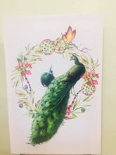 Load image into Gallery viewer, New Peacock Printed Paintings small size and Wrapped