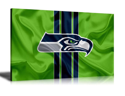 Seahawks Stretched Print on Canvas Painting