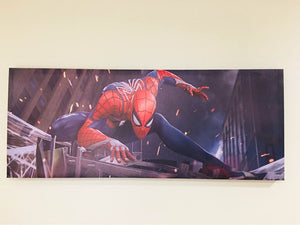 New Spider Man Printed Stretched Canvas Painting