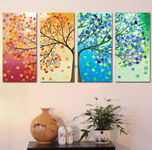 Load image into Gallery viewer, &#39;4 Season Tree Life&#39; Stretched Print on Canvas Wall Decor